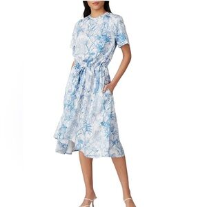 Cedric Charlier Toile Printed Drawstring Dress